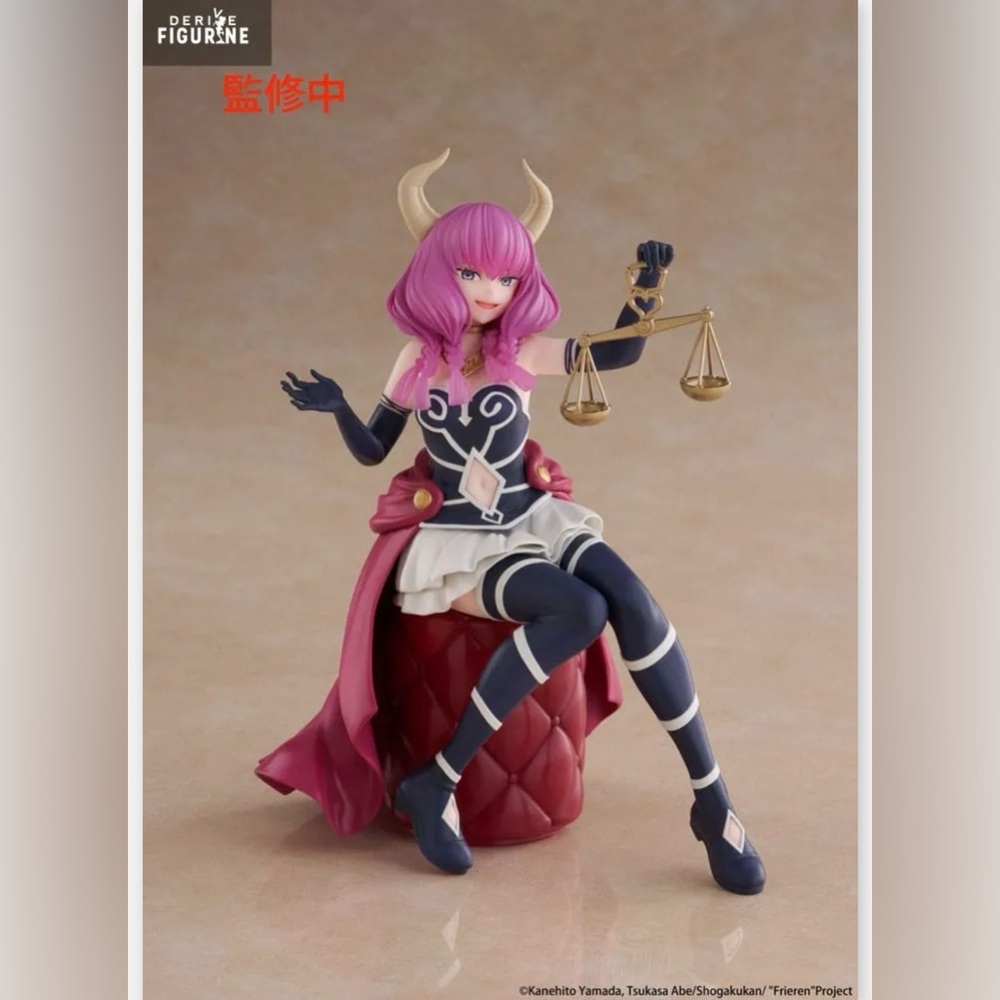 Pink and Blue Horned Figurine‎ with Scales